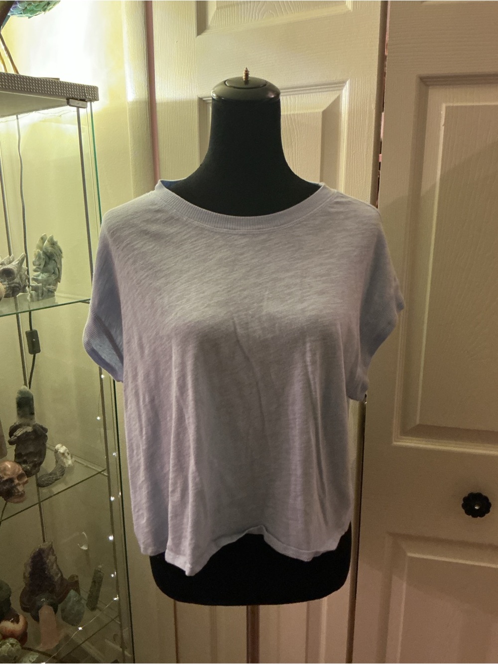 Ultra Flirt Light Blue Boxy Crewneck Tee